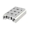 Base de Válvula Solenoide 4V210-08 Placa de Válvula Manifold 100M200M300M400M-2F3F4F5F6F7F8F