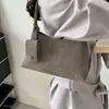 Nuevo Bolso de Hombro Individual de Ante 2026 de Terciopelo para Madre e Hijo, Bolso de Axila de Moda para Mujer, Bolso de Mano Simple y Exquisito Coreano de Otoño