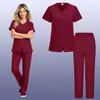 Trajes de Cirugía de Corte Recto para el Trabajo de Walmart, Uniformes de Trabajo Resistentes al Desgaste para Personal Médico y Doctores para Uso Transfronterizo