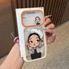 Boina Exquisita Chica Aplicable Manzana 18promax Funda para Teléfono Chica Alta Apariencia 17/16 Ventana Grande 15
