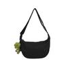 Bolso de hombro para mujer, nuevo modelo 2023, bolso de lona sencillo y moderno, bolso bandolera de lona para estudiantes universitarios, entrega de una sola pieza