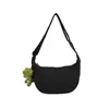 2026 Bolso de Lona para Mujer Bolso de Hombro Simple Bolso Cruzado de Lona Bolso de Lona Engrosado Tipo Dumpling