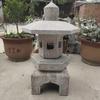Lâmpada de Pedra Bluestone Antiga Iluminação de Paisagismo para Pátio Decoração Lanterna de Pedra de Mármore Esculpida Lâmpada de Pedra para Gramado Ornamentos em Estoque