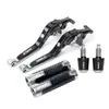 Aplicable para Yamaha FZ6R/N/S FZ8 Palancas de Freno y Embrague Plegables Modificadas Manillar Puños Manillar Topes de Manillar