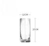 Vaso de Vidro Espesso Minimalista Criativo Elsa Pepino-do-Mar para Casa Rosas Hidropônicas, Recipiente de Flores de Mesa para Sala de Estar com Abertura Superior