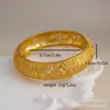 Cierre Hueco Color Dorado Desvanecimiento Lento 15 mm Pulsera de Fénix Estilo Vintage Oro Imitación Joyería de Boda Venta al por Mayor