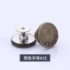 Botones Metálicos de Rosca, Botones de Cintura Desmontables, Botones de Ajuste Roscados para Jeans, Accesorios Redondos, Coloridos y Sencillos