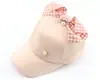 Gorra de Malla con Lazo para Niñas Venta al por Mayor Verano Nuevo Sombrero de Protección Solar Estilo Coreano ins Dulce Gorra de Béisbol para Niños Transfronterizo