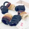 Diadema Elástica para el Cabello de Nylon de Alta Calidad, Color Té con Leche, Gruesa, Sin Pilling, Sin Costuras, Cuerda Suave y Amigable con la Piel, Empaquetada en Tarjeta