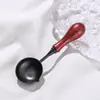 Colher de plástico tipo B para selo de cera antiaderente, ferramenta de aquecimento para selo de cera, colher para selo de cera antiaderente e fácil de limpar