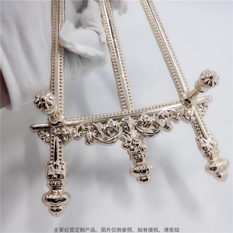 底座合金托 陶瓷装饰盘合金支架 纪念盘圆形摆件三脚架龙头架子