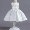 Vestido Infantil Amazon Sem Mangas Floral Para Um Ano Fotografia Performance Vestido Princesa Atacado em Estoque Pequena Princesa Menina Pequena