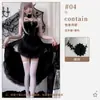 Disfraz de Halloween gótico oscuro europeo y americano para mujer, vestido de cola de golondrina, bruja, vampiro, novia, ropa de actuación