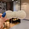 Grampo de Cabelo Lateral com Pérolas para Mulheres, Elegante Grampo Bobby com Strass para Franja, Acessório de Cabelo, Luxo Leve, Sensação Exquisita e de Alta Qualidade