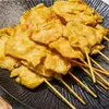 Brochetas de solomillo sabor original, brochetas fritas estilo callejero, sándwiches de carne de panqueque estirado a mano, filetes de solomillo de pollo, brochetas de pollo congeladas, brochetas a la parrilla