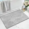 Alfombrilla de Piso con Patrón de Mármol de Venta Caliente Transfronteriza, Alfombrilla Suave de Barro de Diatomeas, Alfombrilla de Piso Antideslizante Absorbente de Agua para Baño, Alfombrilla Decorativa Simple y Elegante