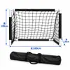 Rede de gol de futebol infantil, equipamento simples para treinamento interno e externo para jardins de infância e escolas primárias, dobrável e portátil, adequado para jogos de futebol de cinco a lado.