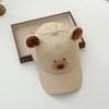 Gorra de béisbol para niños, nueva, venta al por mayor, comercio exterior, gorra de hip-hop con orejas de oso de dibujos animados, gorra de protección solar de verano