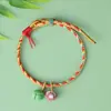 Set de Pulseras Zongzi del Festival del Bote del Dragón, Estilo Étnico Hecho a Mano DIY Festival Unisex Cuerda Colorida Mayoreo