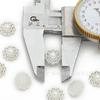 Fábrica Vende Pérolas Artificiais Meio Facetadas 12mm Strass Girassol Fivela de Strass DIY Acessórios para Capa de Celular Vestido de Casamento