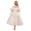Vestido para Niñas Vestido de Princesa 2026 Estilo Nuevo Pasarela de Niñas Dama de Honor Vestido Pomposo de Tul para Anfitriona Desempeño de Piano