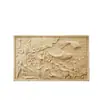 Lounge Ejecutivo de Hotel Arena Artificial Elegante Pintura de Relieve Floral Pabellón Decorativo de Alta Gama Relieve Floral