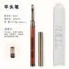 Caneta para Manicure com Haste de Sândalo Japonês, Caneta de Pintura, Caneta para Fototerapia, Caneta para Esfumar, Caneta de Escultura, Caneta Triangular, Conjunto de Pincéis de Manicure, Estilo Francês