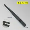 Pinça antiestática ponta curva ponta fina pinça de fibra de carbono pinça de plástico pinça industrial para reparo de brinquedo de telefone celular