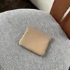 Bolsa de Armazenamento para Fone de Ouvido com Fio de Fechamento Automático Porta-Moedas de Couro Genuíno Mini Portátil Bolsa para Batom e Cosméticos Spot Atacado
