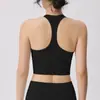 Sujetador Deportivo de Yoga para Mujer a Prueba de Impactos para Correr Reafirmante Top de Fitness con Almohadillas en el Pecho Espalda Cruzada Hermoso Espalda con Tirantes Chaleco