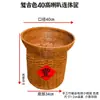 Cesta de bambu trançada antiga estilo antigo cesta de bambu display de vegetais cesta de bambu comercial display de cozinha aberta pá de lixo cesta de chão
