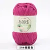 Línea de hilo de tela al por mayor de fábrica Hyun-A con gancho hecho a mano material DIY bolsa línea de tela de color al por mayor en stock