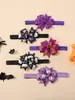 Acessórios de Cabelo Infantis Transfronteiriços Novo Conjunto Morcego Diabo Grampo de Cabelo Halloween Escuro Headwear Europeu e Americano para Festa Fantasia 2402