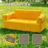 Bomba de Aire de Batería de Litio Integrada de Fábrica con Cubierta Exterior Sofá Inflable para una Persona Plegable Portátil Silla de Aire para Camping al Aire Libre