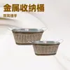Maceta Ovalada de Hierro Estilo Retro Pastoral con Asa de Hierro Cubo de Flores Contenedor para Plantas Maceta de Hierro de Pie para Tienda de Flores