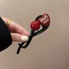 Pinza de Garra para el Cabello con Forma de Corazón Rojo Ankela para Mujer, Accesorio Versátil y Elegante para Recogidos