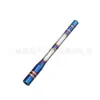 Fabricante de origem antena de carro modificada sinal antena de liga de alumínio antena receptora de metal antena azul assada