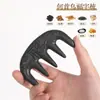 Pente de Incenso He Shou Wu Pente de Fênix e Peônia Pente Herbal Feito à Mão Pente de Massagem da Medicina Tradicional Chinesa Item Pequeno com Cabo Fonte do Item Venda Direta