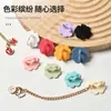 Hebilla Creativa de Silicona en Forma de Corazón Parche para Vaso de Agua Accesorios de Joyería DIY Accesorios para Funda de Teléfono Móvil Borla Coreana Colgante DIY