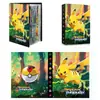 Álbum de Tarjetas Mágico Colección Elfo Bebé Álbum Sueño Paquete de Tarjetas de 4 Compartimentos Bolsillo para Guardar Tarjetas Tarjetas de Pokémon