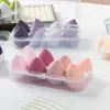 Beleza transfronteiriça maquiagem ovo terno puff não látex flutuante garrafa puff esponja almofada de ar maquiagem não come pó seco e molhado dupla utilização