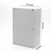 Caja de conexiones impermeable para exteriores IP65, caja de conexiones impermeable de plástico ABS, caja de cables, caja de alimentación sellada para exteriores