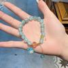 Pulsera de estilo chino de otoño limitada historia de flores alto valor de color cambio de color pulsera femenina menos pulsera de bosque joyería de esmalte coloreado al por mayor