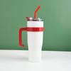 Vaso de hielo transfronterizo Big Mac pajita para coche aislamiento vaso frío 40 oz 30 oz coche exterior de mano vaso de agua