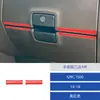 Adesivo Decorativo Borda Porta-Luvas Preto Piano Adequado para Modificação de Interior de Carro Gmc 1500 14-18