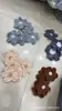 Acessórios de Lã Bordados à Mão Aplique de Lã Suéter Cardigã Cinza Flor Decorativa Corsage Tridimensional Adesivos de Tecido para Mulheres