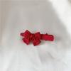 Bonita horquilla para el cabello, flequillo, clip para el cabello, dulce lazo rojo pequeño, clip lateral, horquilla para todo tipo de peinados, clip japonés
