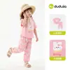 Conjunto Coleção Roupinhas de Verão Infantis Dudu: Conjunto Duas Peças Manga Curta e Calça para Meninos, Roupas de Verão para Meninas