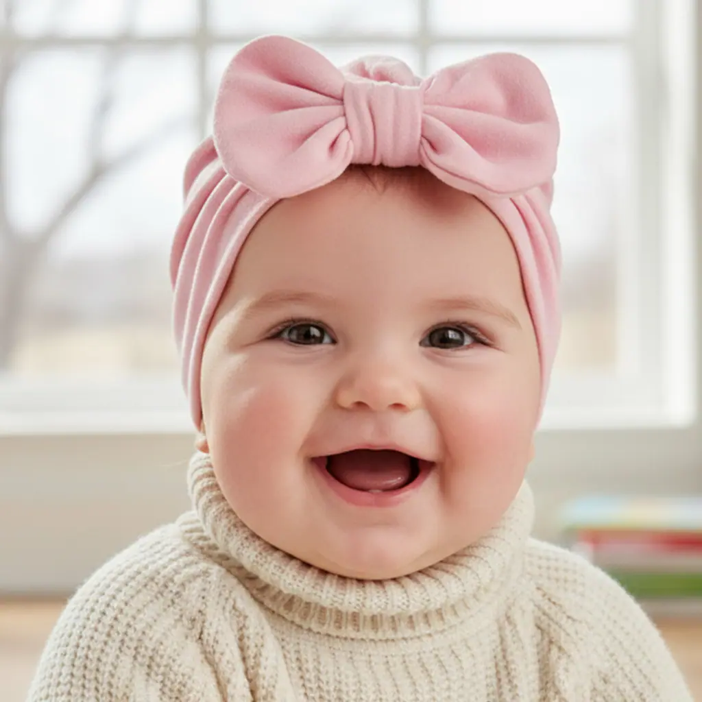 生成一岁左右可爱微笑欧美宝宝且穿上可爱的上衣-1762398