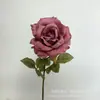 Flores Artificiales de Rosa Princesa de Gama Alta para Bodas, Rosas Artificiales Transfronterizas, Arreglos Florales Realistas para Islas Florales, Materiales Realistas de Alta Calidad para Manualidades